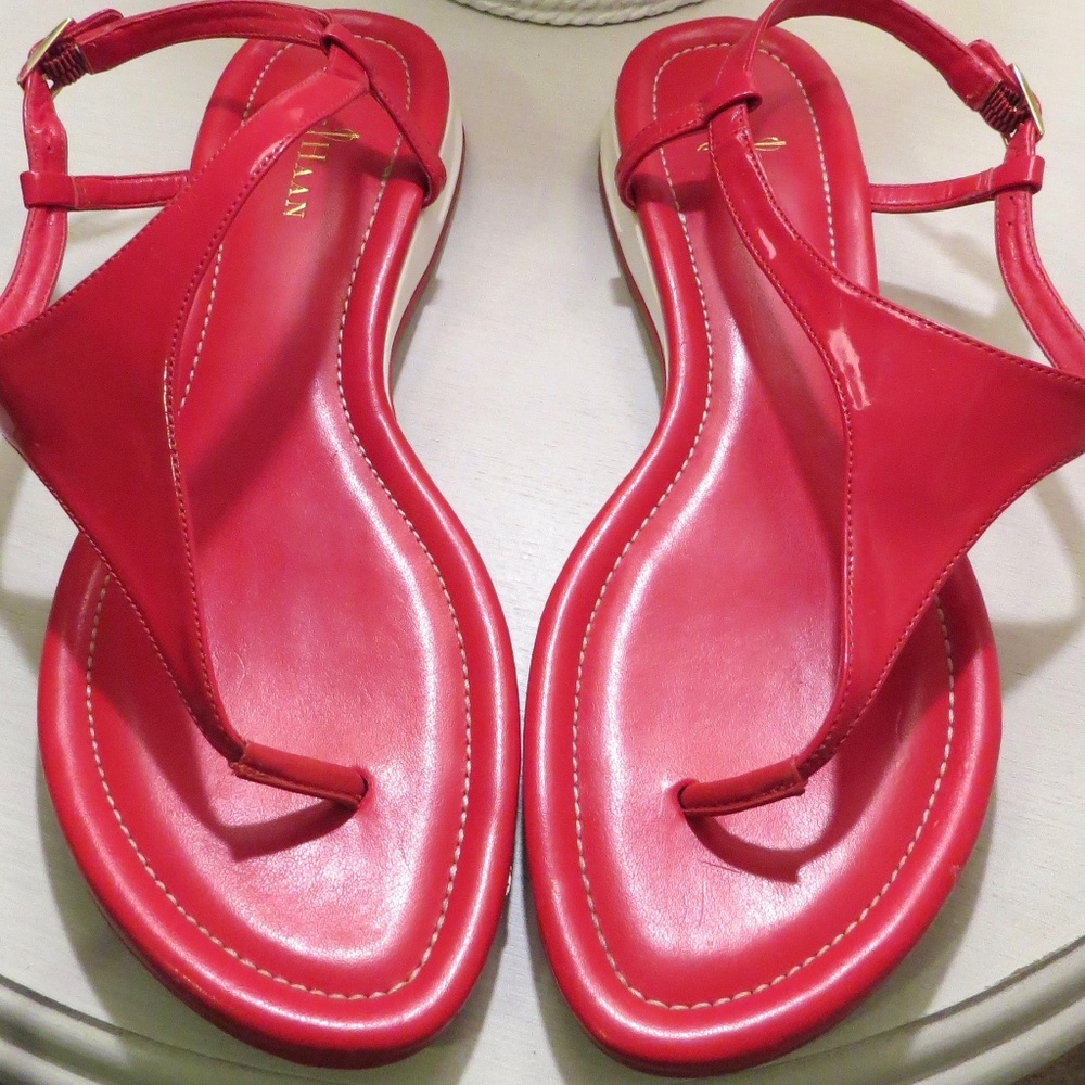 Cole Haan Red Sandals